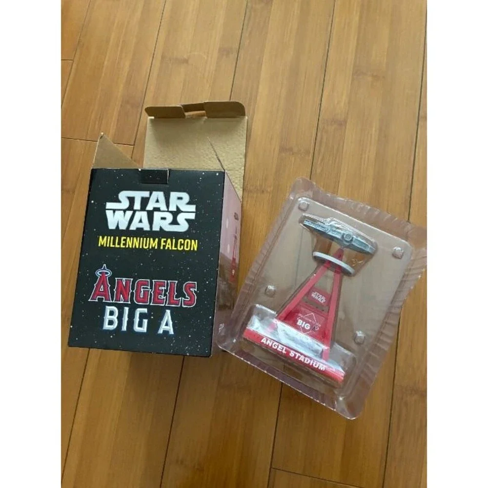 California ANGELS Star Wars Bobblehead BIG A MILLENIUM FALCON SGA 4/19 2025